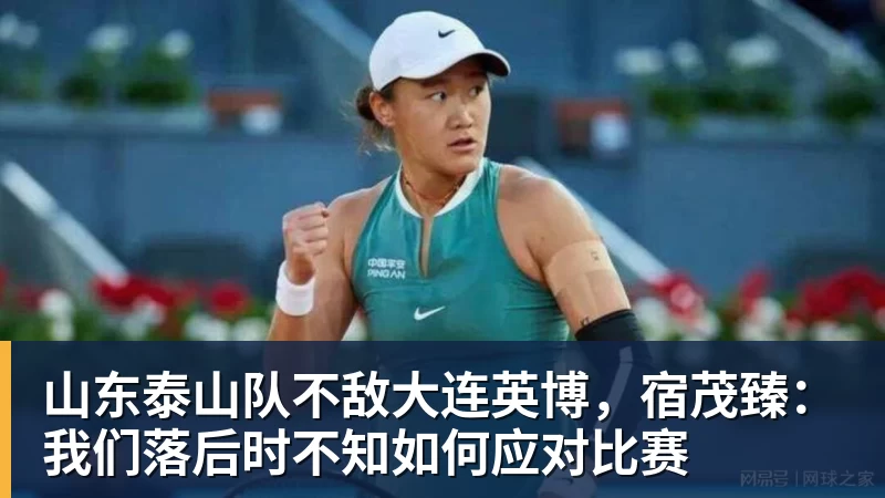 米兰体育山东泰山队不敌大连英博,宿茂臻:我们落后时不知如何应对比赛